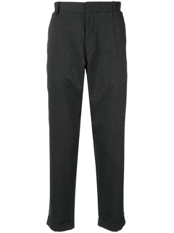 D'urban Cropped Tailored Trousers - Black