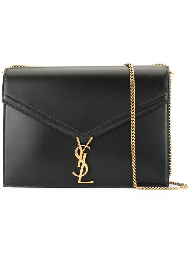 Saint Laurent Large Cassan Shoulder Bag - Black