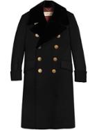 Burberry Double-breasted Greatcoat - Black