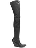 Unravel Project Over-the-knee Boots - Black
