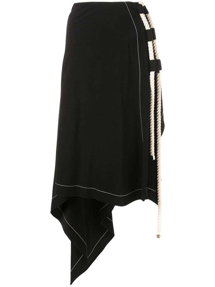 Monse Rope Draped Skirt - Blue