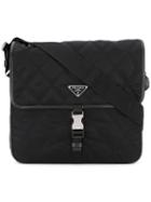 Prada - Quilted Shoulder Bag - Men - Nylon - One Size, Black, Nylon