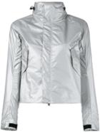 Haus By Ggdb - Metallic Hooded Jacket - Women - Cotton - M, Grey, Cotton