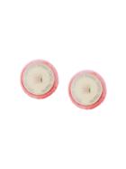 Theatre Products Branded Round Clip-on Earrings - Pink & Purple