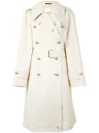 Maison Margiela Trench Coat, Women's, Size: 40, Nude/neutrals, Cotton/spandex/elastane
