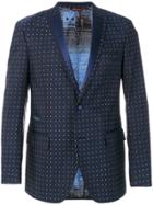 Boglioli Pinstripe Suit Jacket - Blue
