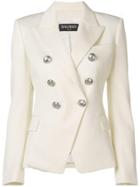 Balmain Double-breasted Blazer Jacket - White