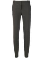 Kiltie Micro-pattern Trousers - Black