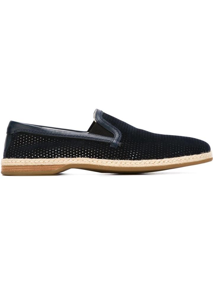 Dolce & Gabbana Perforated Loafers