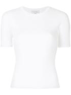 Ck Calvin Klein High Twist Short Sleeve Top - White
