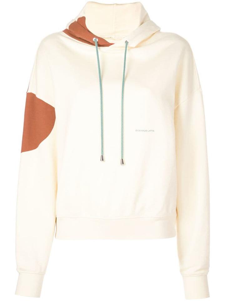 Eckhaus Latta Brick Hoodie - White