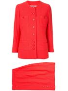 Chanel Pre-owned 1996 Setup Skirt Suit - Pink
