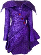 Yves Saint Laurent Vintage 1989 Metallic Jacquard Gown - Pink & Purple