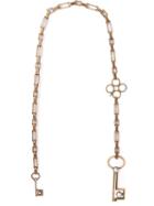 Lanvin Key Pendant Open Necklace