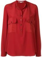 Stella Mccartney Mandarin Collar Shirt - Red