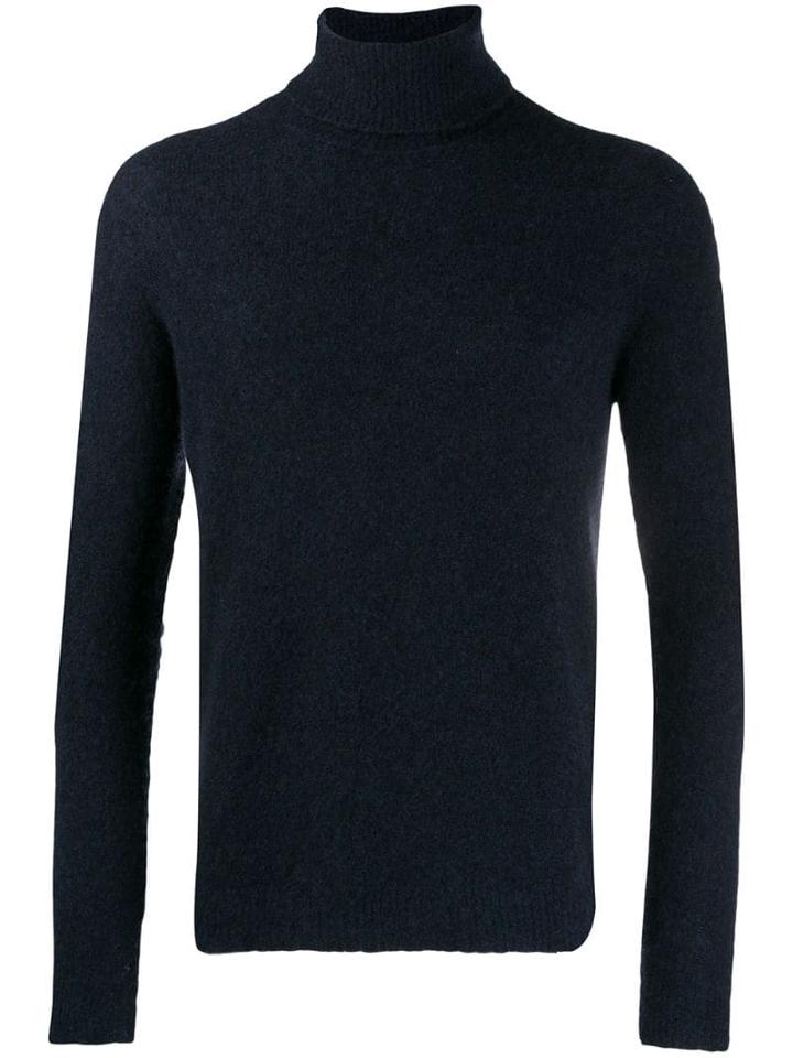 Roberto Collina Turtleneck Slim-fit Jumper - Blue