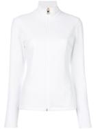 Fendi Fitted Zip Front Jacket - White