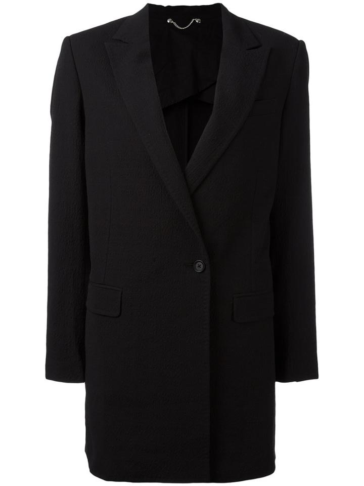Diesel Midi Blazer, Women's, Size: Small, Black, Cotton/polyester/viscose