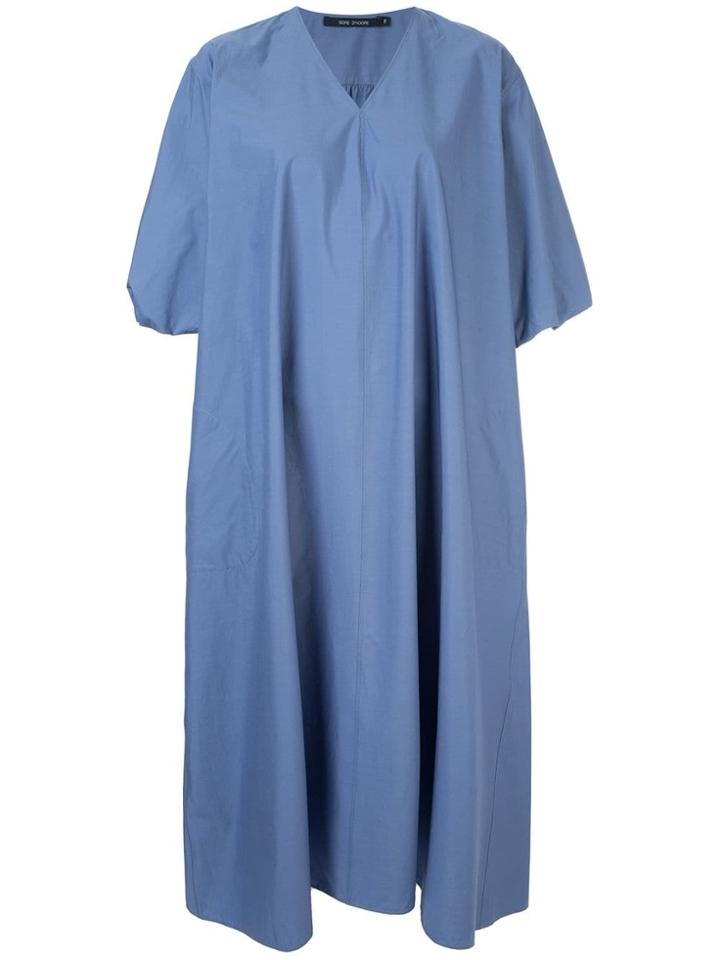 Sofie D'hoore Puff-sleeve Dress - Blue