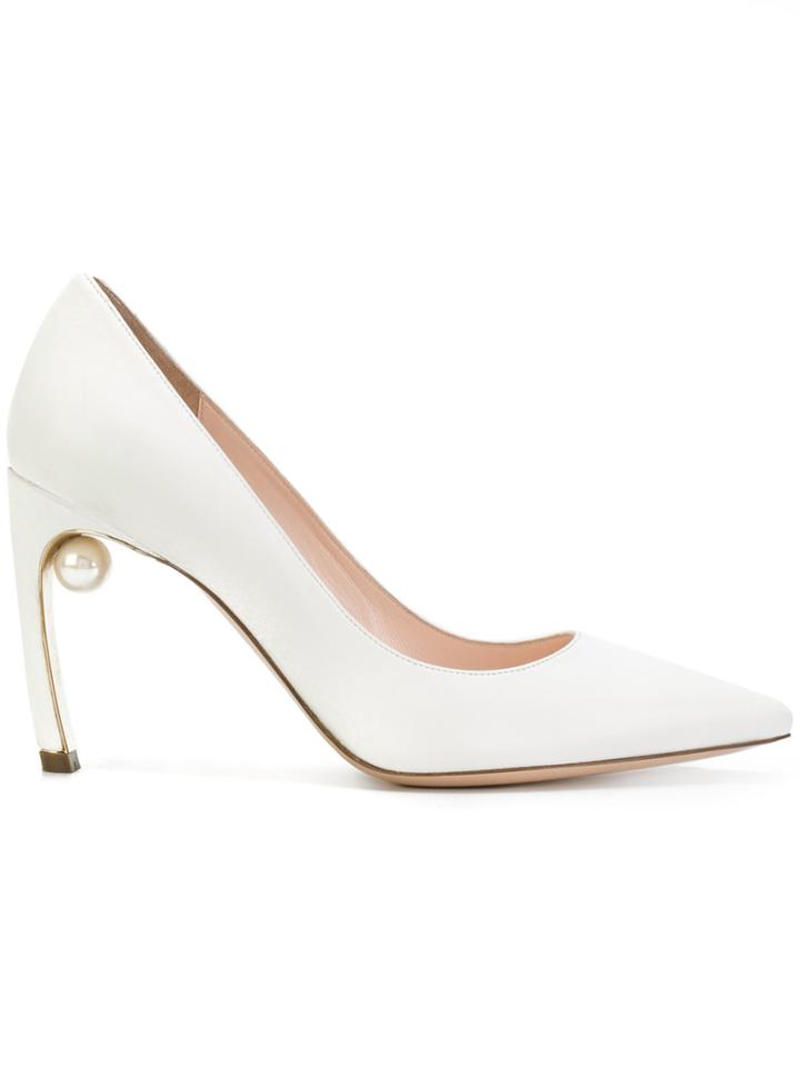 Nicholas Kirkwood Mira Pearl Pumps - White