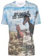 Stella Mccartney No Smile No Service Digital Horse Print T-shirt -