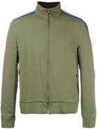 Msgm Zipped Sports Jacket, Men's, Size: 50, Green, Acetate/triacetate/polyamide
