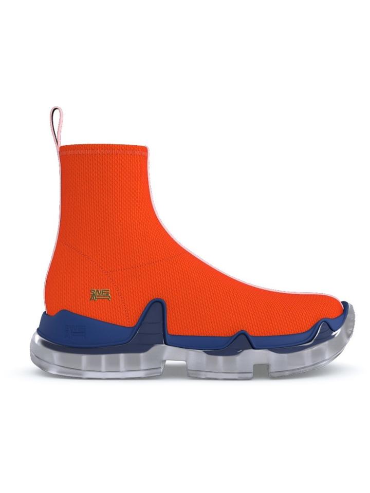Swear Air Rev. Trigger Hi-top Sneakers - Yellow & Orange