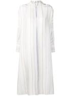 Jil Sander Oversized Midi Dress - White