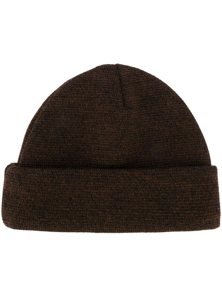 Études - Knitted Hat - Unisex - Virgin Wool - One Size, Brown, Virgin Wool