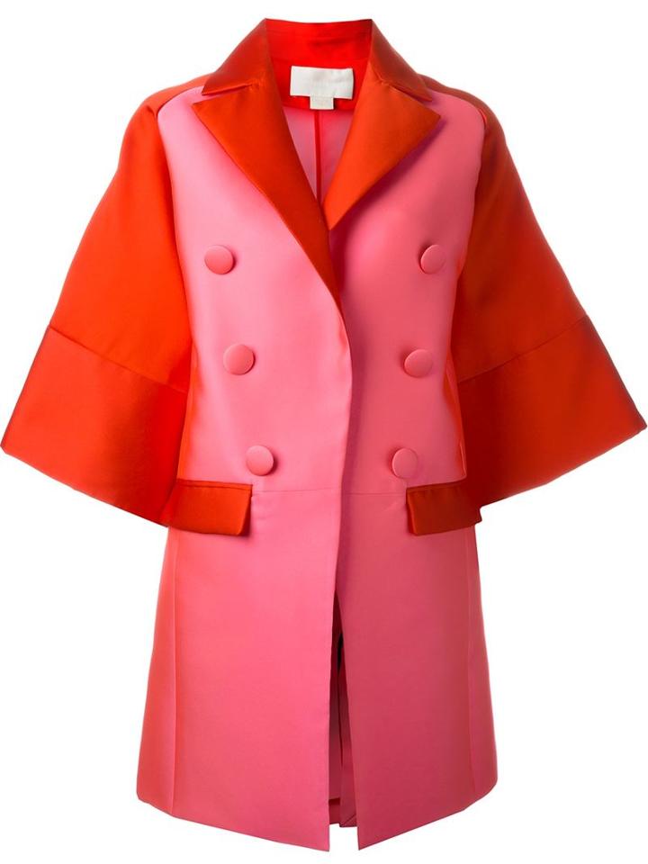 Antonio Berardi Colour Block Voluminous Coat
