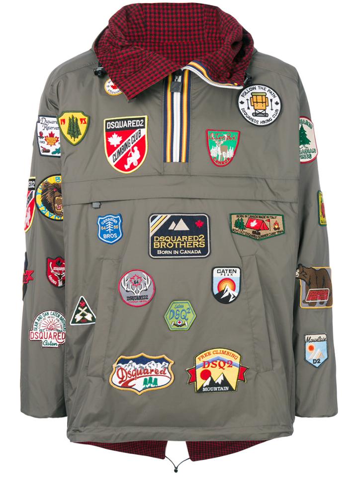 Dsquared2 Dsquared2 X K-way Appliqué Patch Jacket - Green