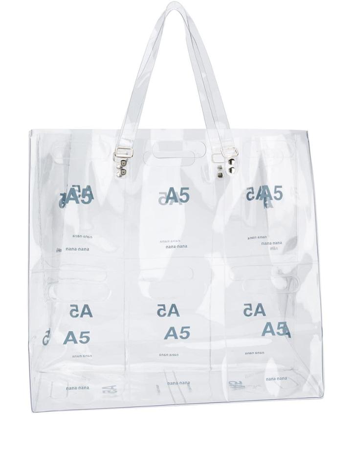 Nana-nana A5 Tote Bag - White