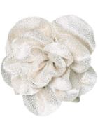 Bambah - Glitter Flower Tube Top - Women - Polyester - 10, Grey, Polyester