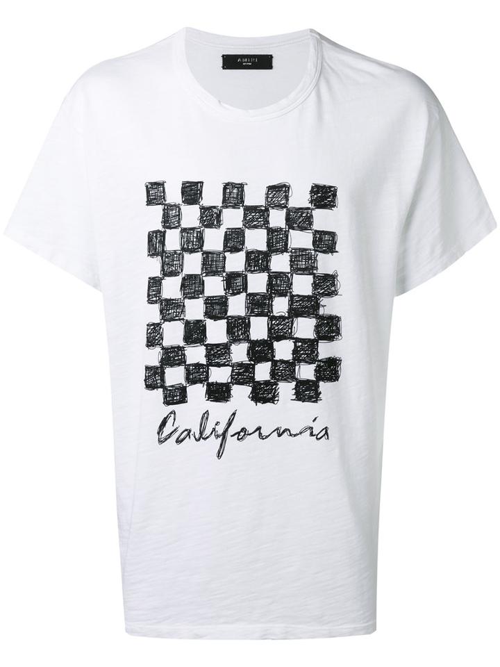 Amiri - Printed T-shirt - Men - Cotton - M, White, Cotton