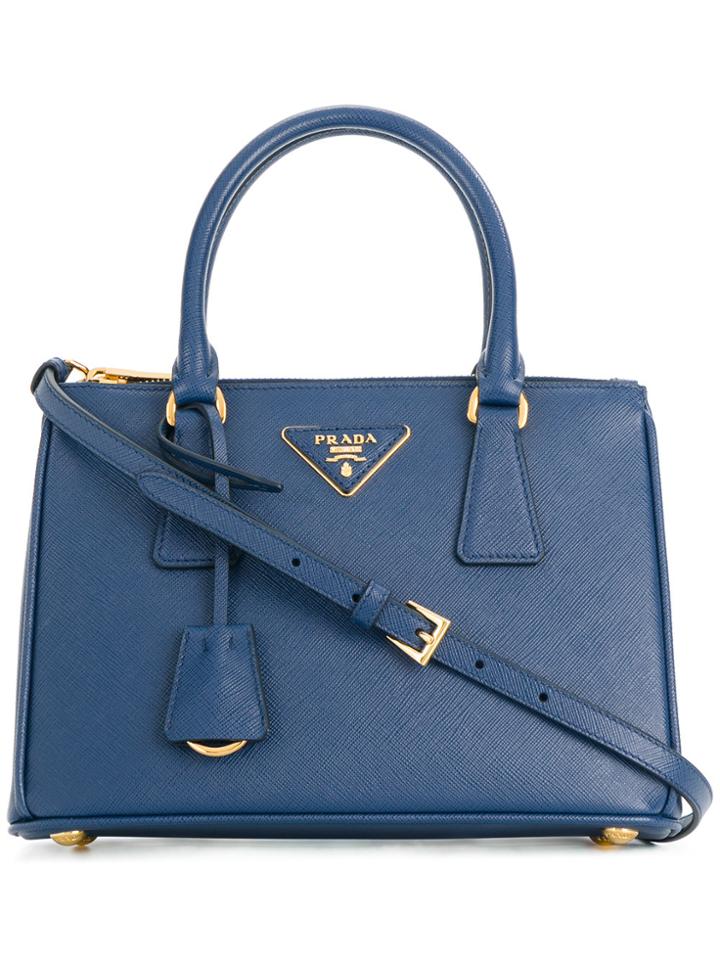 Prada Mini Galleria Tote - Blue