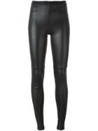 Plein Sud Leather Leggings, Women's, Size: 36, Black, Leather