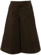 Comme Des Garçons Pre-owned Wide-leg Shorts - Brown