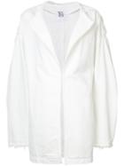 Y's - Denim Drop Sleeve Jacket - Women - Cotton - 2, White, Cotton