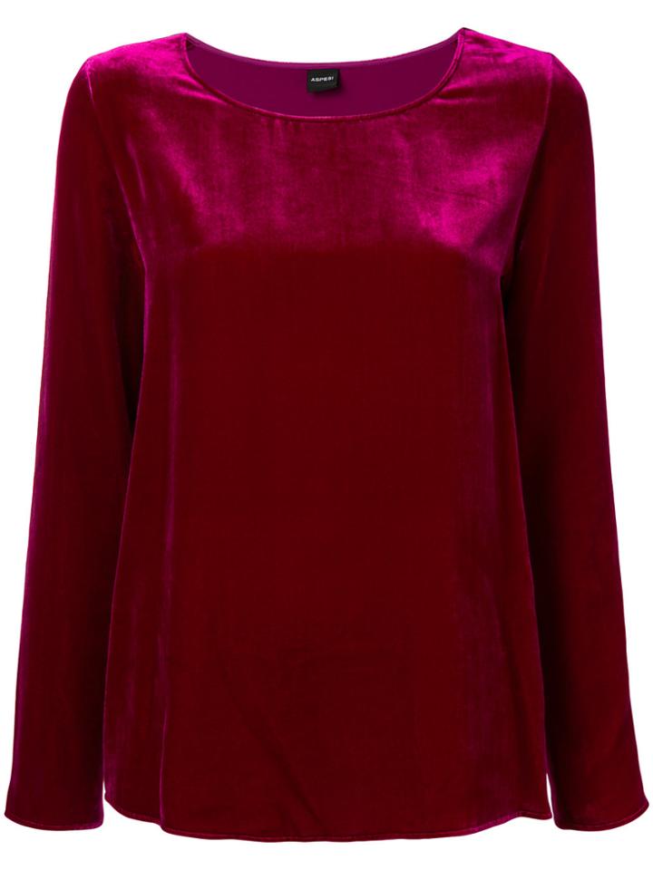 Aspesi Fitted Blouse - Pink & Purple