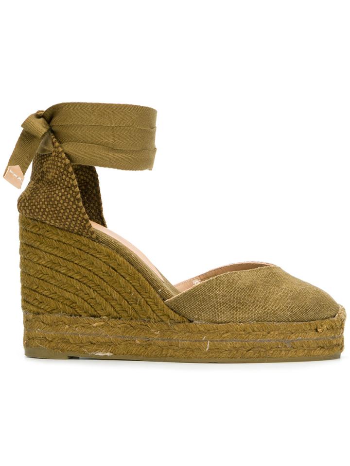 Castañer Chiara Wedges - Green