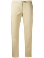 Woolrich - Slim-fit Cropped Trousers - Women - Cotton/spandex/elastane - 27, Nude/neutrals, Cotton/spandex/elastane