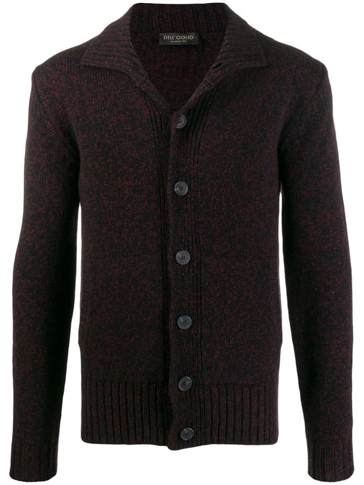 Dell'oglio Button Down Cardigan - Red