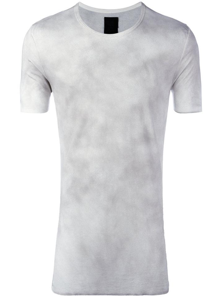 Thom Krom Tie Dye T-shirt, Men's, Size: Medium, White, Viscose/silk