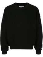 Heliot Emil Heavy Knit Jumper - Black