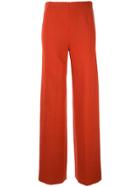 Hermès Pre-owned High-waisted Wide Leg Trousers - Orange
