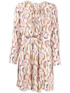 Áeron All-over Print Dress - White