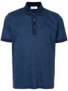 Cerruti 1881 Tropical-pattern Polo Shirt - Blue