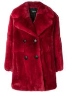 Numerootto Veronica Short Coat - Red