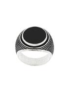 Andrea D'amico Engraved Silver Ring - Metallic