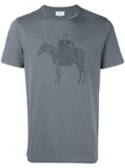 Embroidered T-shirt - Men - Cotton - 46, Grey, Cotton, Maison Margiela